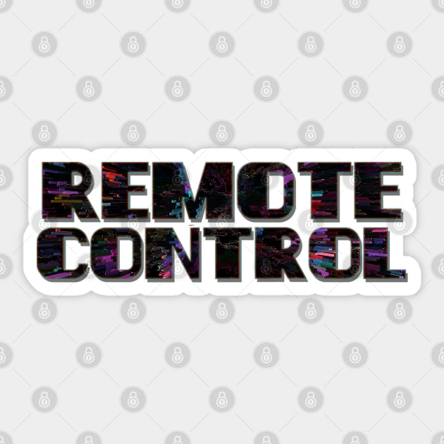 Remote Control Sticker by stefy